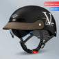 MOWK Motorcycle Vintage Half Helmet Summer Breathable Men Women Electric Jet Scooter Open Face Helmets Reflective Safety Helmets