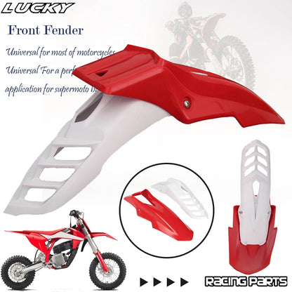 Universal Supermoto Motocross Front Fender Black Mudguard For Honda Yamaha Suzuki Kawasaki DRZ RMZ XT TW Dirt Bike