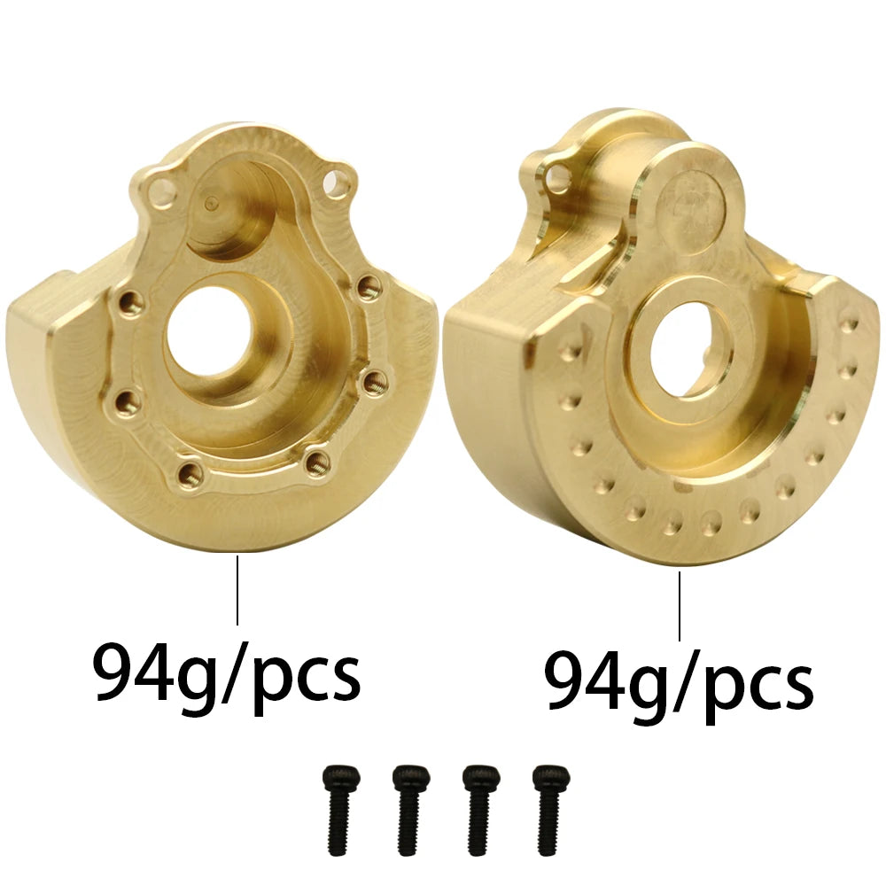 Brass Axle Mount Portal Drive Housing for 1/10 RC Traxxas Crawler TRX4 TRX6