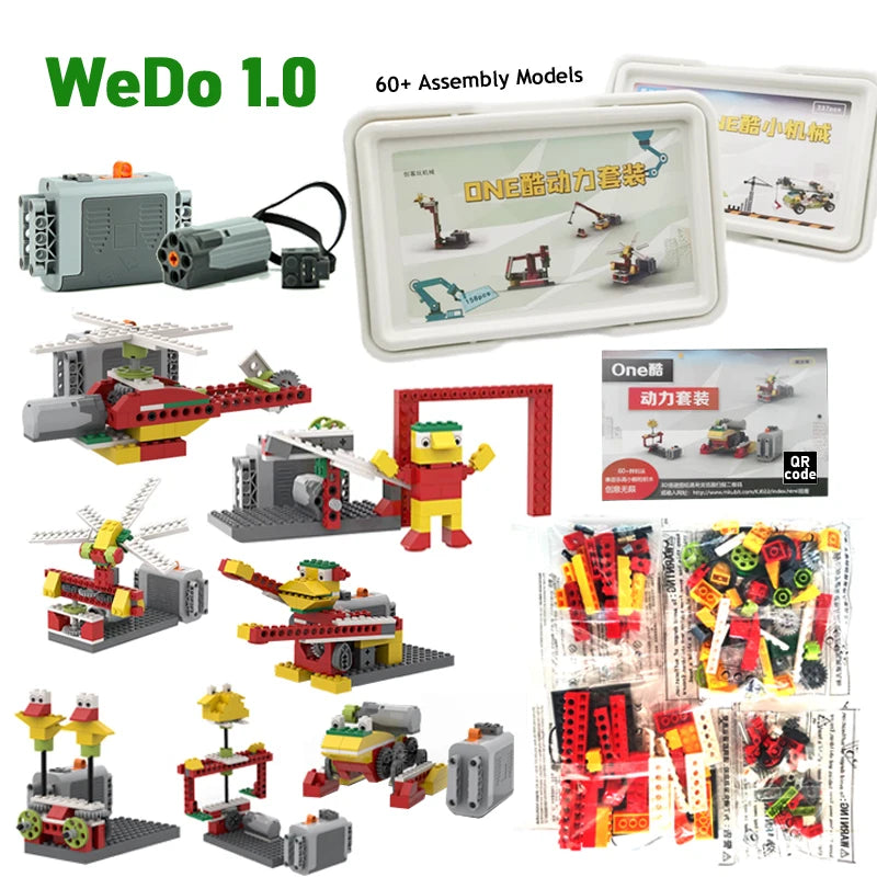 NEW WeDo 1.0 Robotics Construction Boxed Set Compatible with 9580 Educational and Dacta Mindstorms WeDo STEAM Blocks Bricks Toys-EXPROTAS