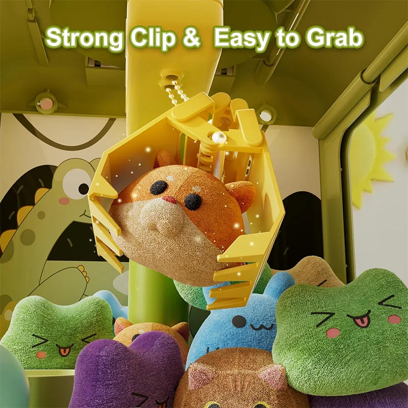 Arcade Game Adjustable Claw Machine for Kids Music Vending Toy