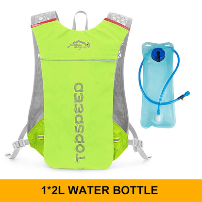 Outdoor Trail Running 5L Ultralight Backpack Hydration Jogging Vest Men Breathable Marathon Bicycle Bag Water Bottle 500ML-EXPROTAS