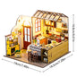 Wooden DIY Mini Dollhouse 3D Puzzle Room Kit with Furniture Birthday Gift - EXPROTAS