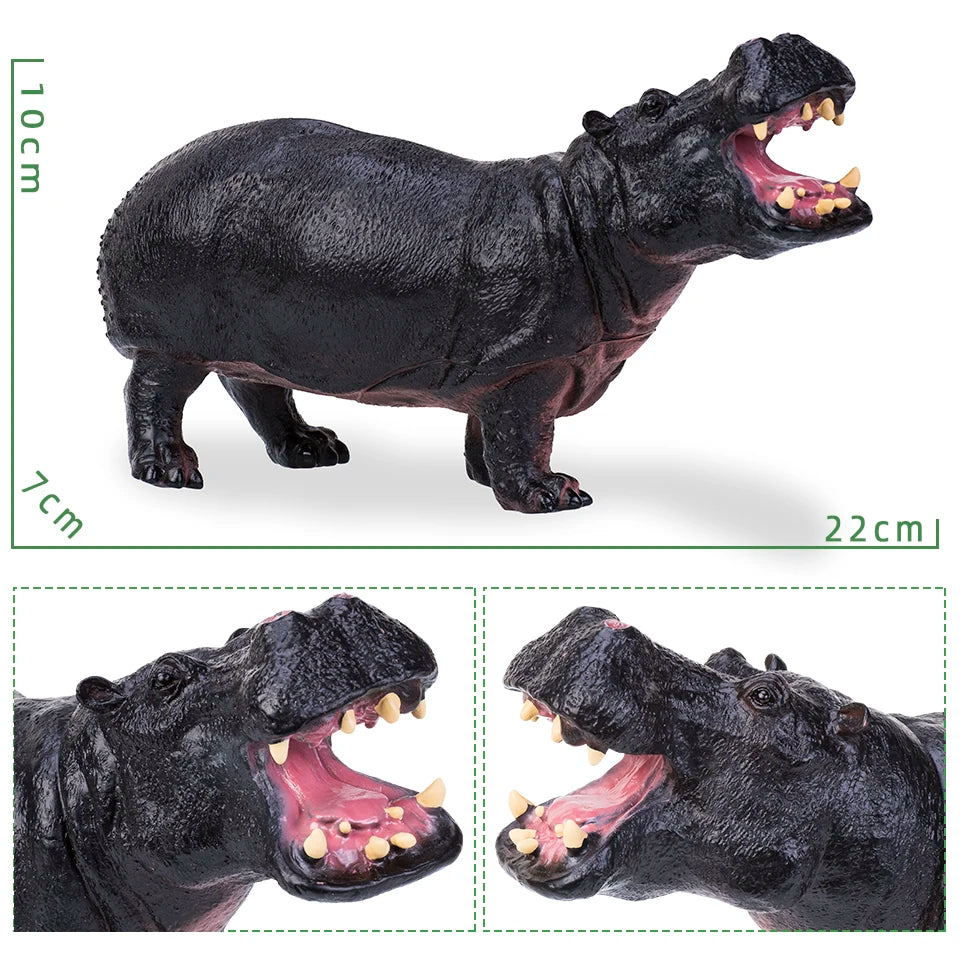 Big Size Soft Rubber Animal Action Figures for Children Educational Collection