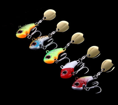 Fishing Lure 5pcs Metal VIB Vibration Bait Spoon Spinner Jig Lures