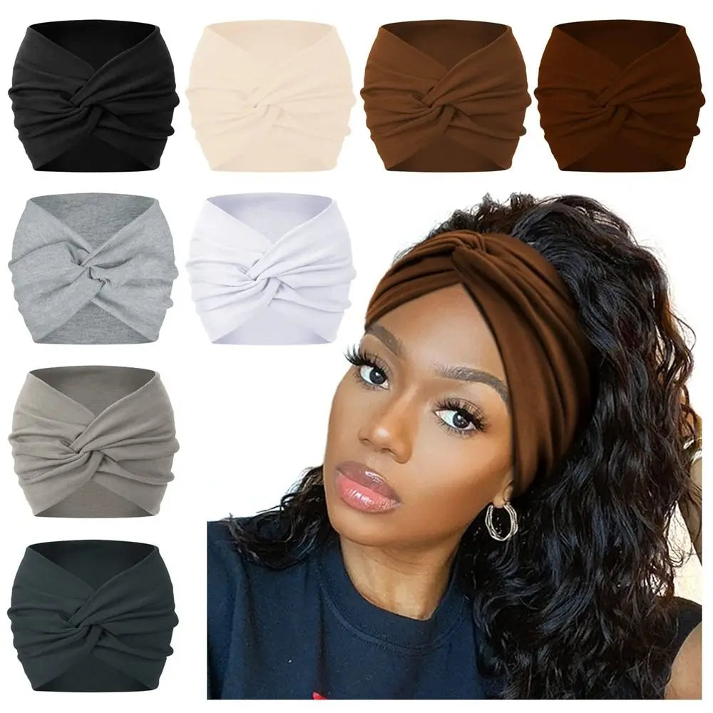 Thick Wide Headbands for Women Turban Workout Hair Accessories Extra Large