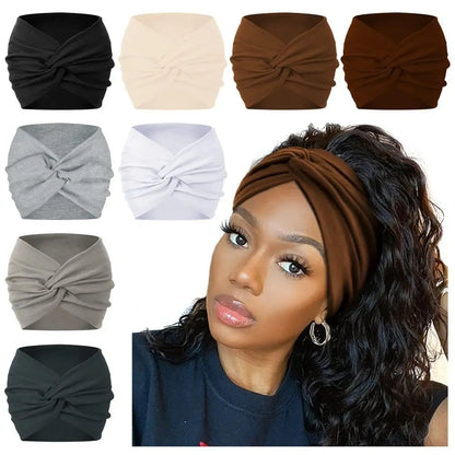 Thick Wide Headbands for Women Turban Workout Hair Accessories Extra Large