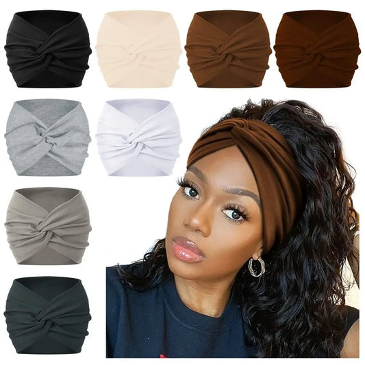 Thick Wide Headbands for Women Turban Workout Hair Accessories Extra Large