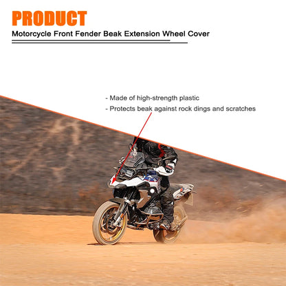 For BMW R1250GS R1200GS LC 2018-2023 Front Beak Fairing Extension Wheel Extender Cover