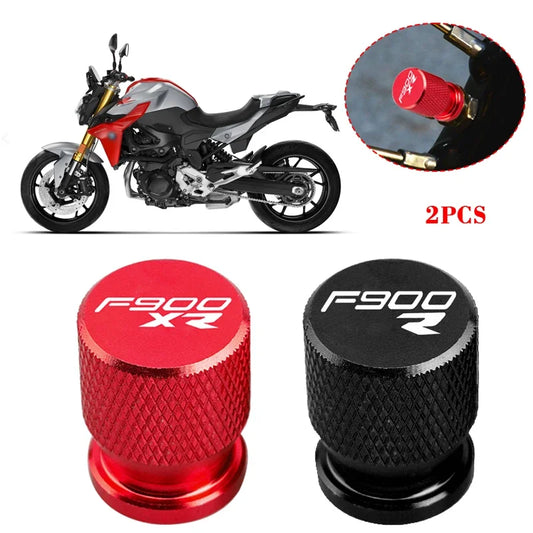 2PCS  FOR BMW F900R F900XR Motorcycle Tire Valve Air Port Stem Cover Cap Plug CNC Accessories F 900 R F900 XR F 900XR f900r