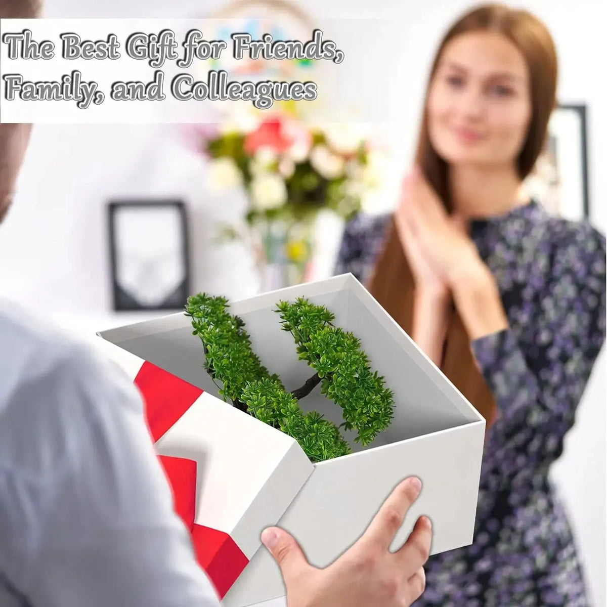 Artificial Bonsai Tree Potted Fake Plant Home Table Decor Ornament