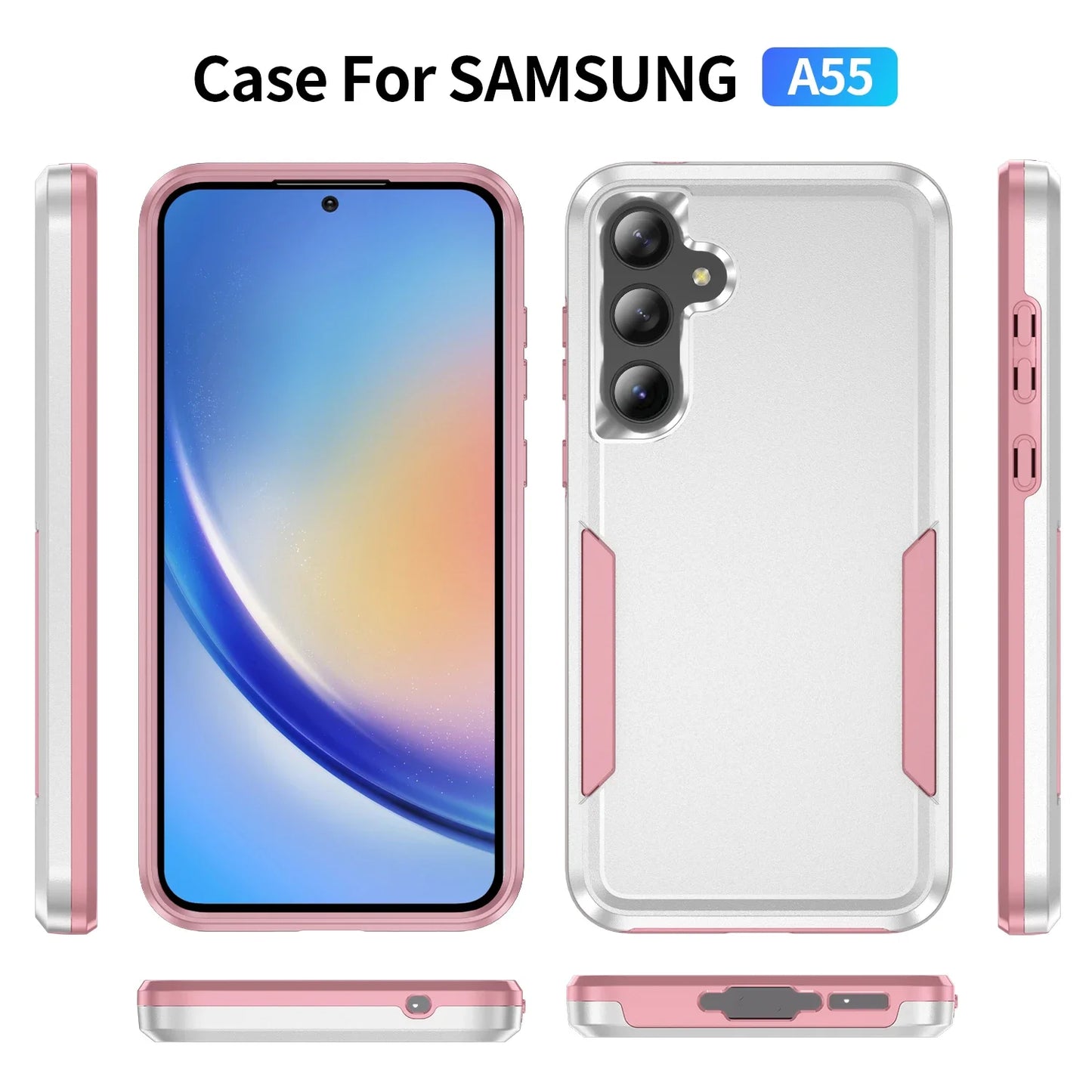Shockproof Armour Phone Case for Samsung Galaxy A05S A14 A54 A35 A32 A52