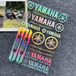 For Yamaha Motorcycle Bike Reflective Letter Stickers Racing Decals