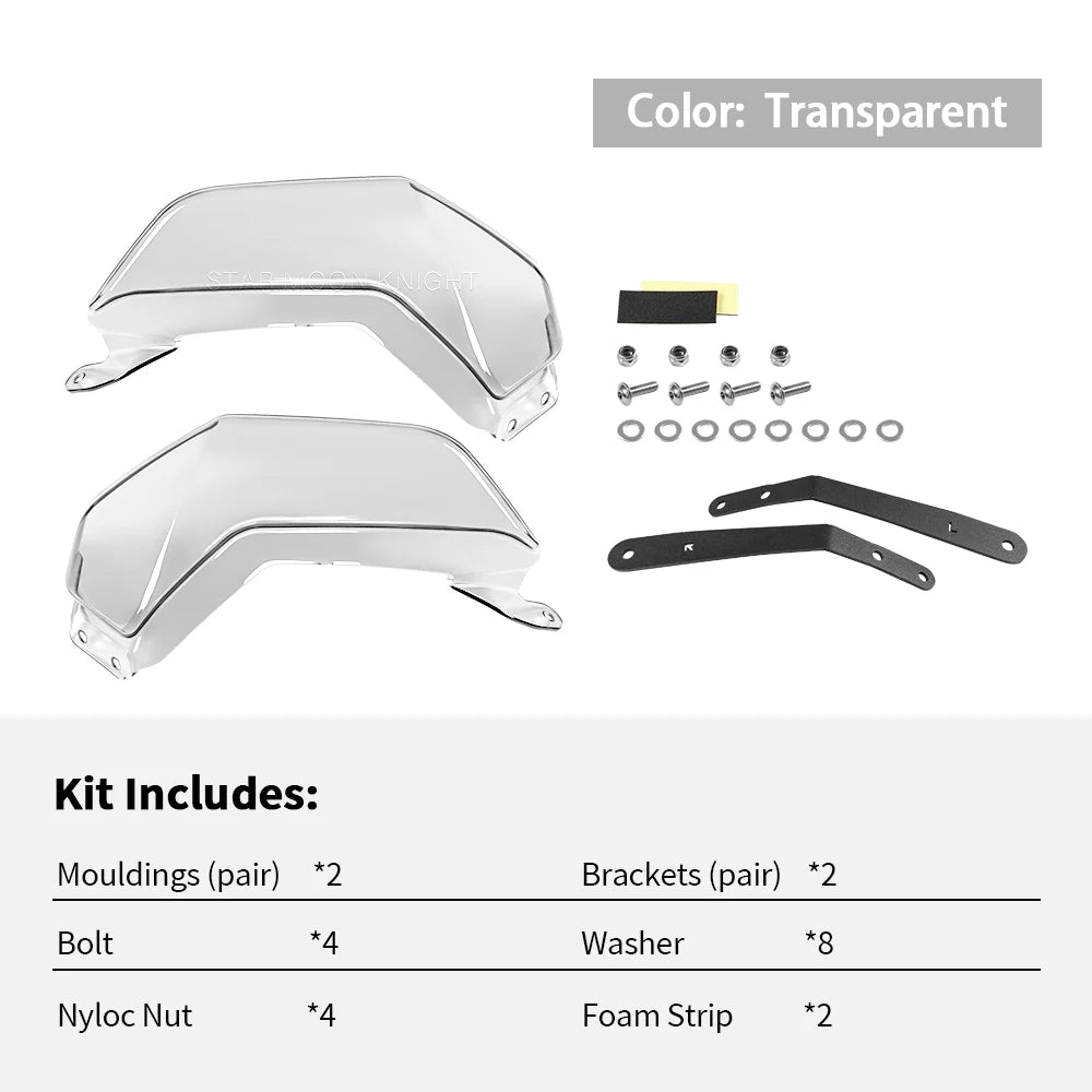 Handguard Wind Deflector Extensions for Triumph Tiger 1200 GT Rally Pro 2022-2025