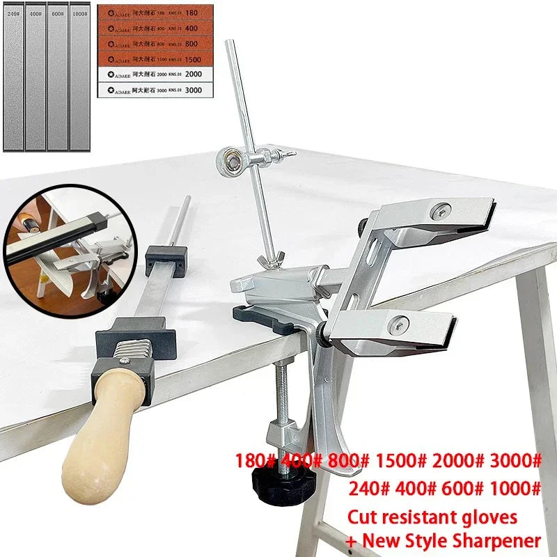 2023 New Upgraded Fixed Angle Knife Sharpener 360° Rotary Knife Household Whetstone Diamond Sets Kitchen Professional Sharpening-EXPROTAS