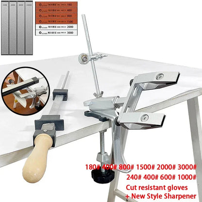 2023 New Upgraded Fixed Angle Knife Sharpener 360° Rotary Knife Household Whetstone Diamond Sets Kitchen Professional Sharpening-EXPROTAS