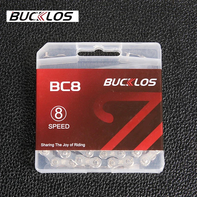 MTB Road Bike Chain BUCKLOS 8-12 Speed 116/126 Links Bicycle