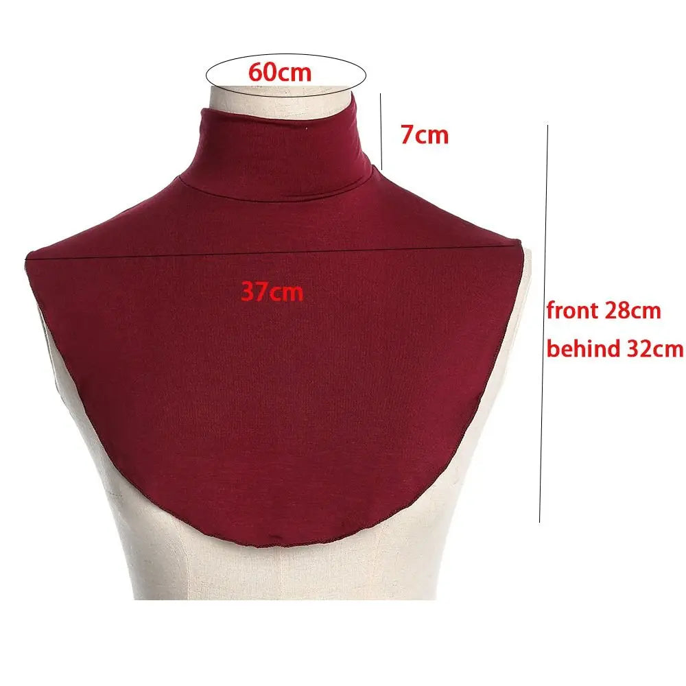 Neck Cover Hijab Underscarf Islamic Stretchy Jersey Material for Women