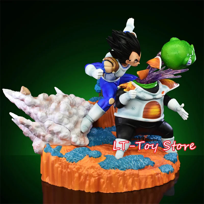 21cm/8.26in Anime Dragon Ball Z Figure Vegeta vs Guldo Action Figure Ginyu Force Statue Collectible Model Toys Gift-EXPROTAS