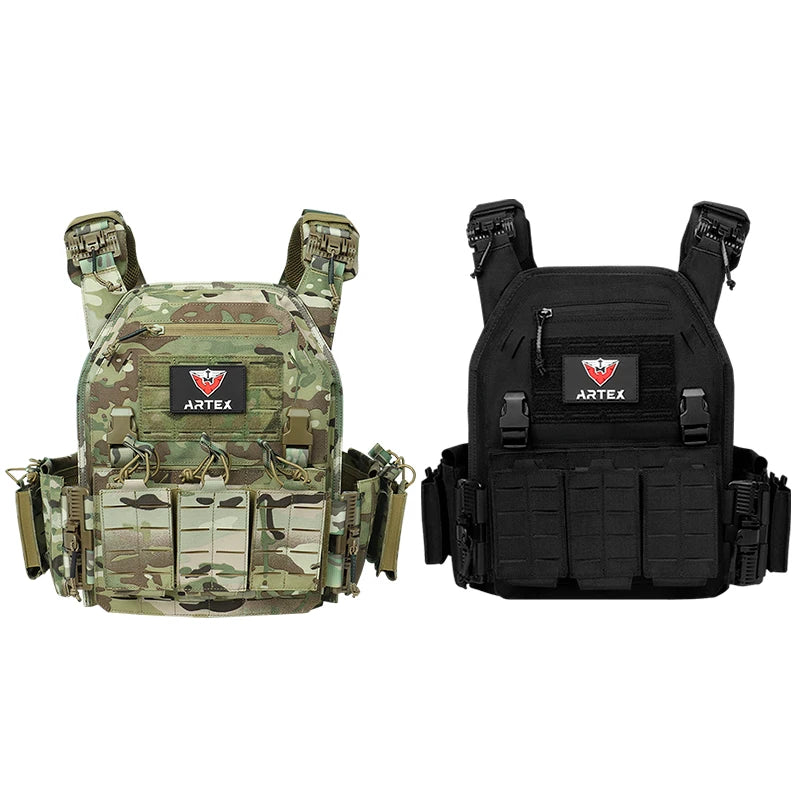Ranger Green Carrier Vest Quick Release Molle Tactical Security Plate