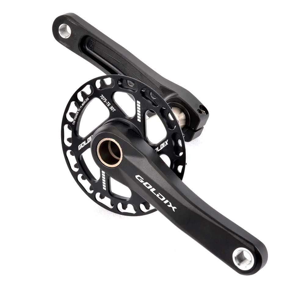 GOLDIX Kids Bicycle Crankset MTB Youth Crank 110–160mm with 28–38T Chainring - EXPROTAS