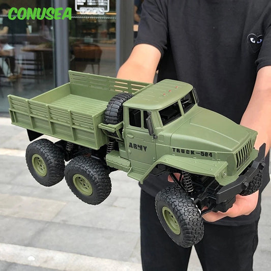 JJRC 1/18 Rc Car Off-Road 4x4 2.4G Radio Controlled Car Military Electric Machine 10Km/h Rc Buggy Children's Cars Toys for Boys-EXPROTAS