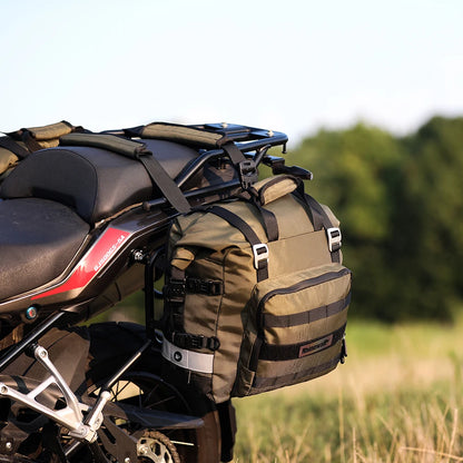 Rhinowalk Motorcycle Saddlebag 20-30L Universal Side Bag Waterproof Inner Bag