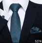 EXPROTAS Tie Pocket Square 8cm Wedding Formal Men’s Accessories