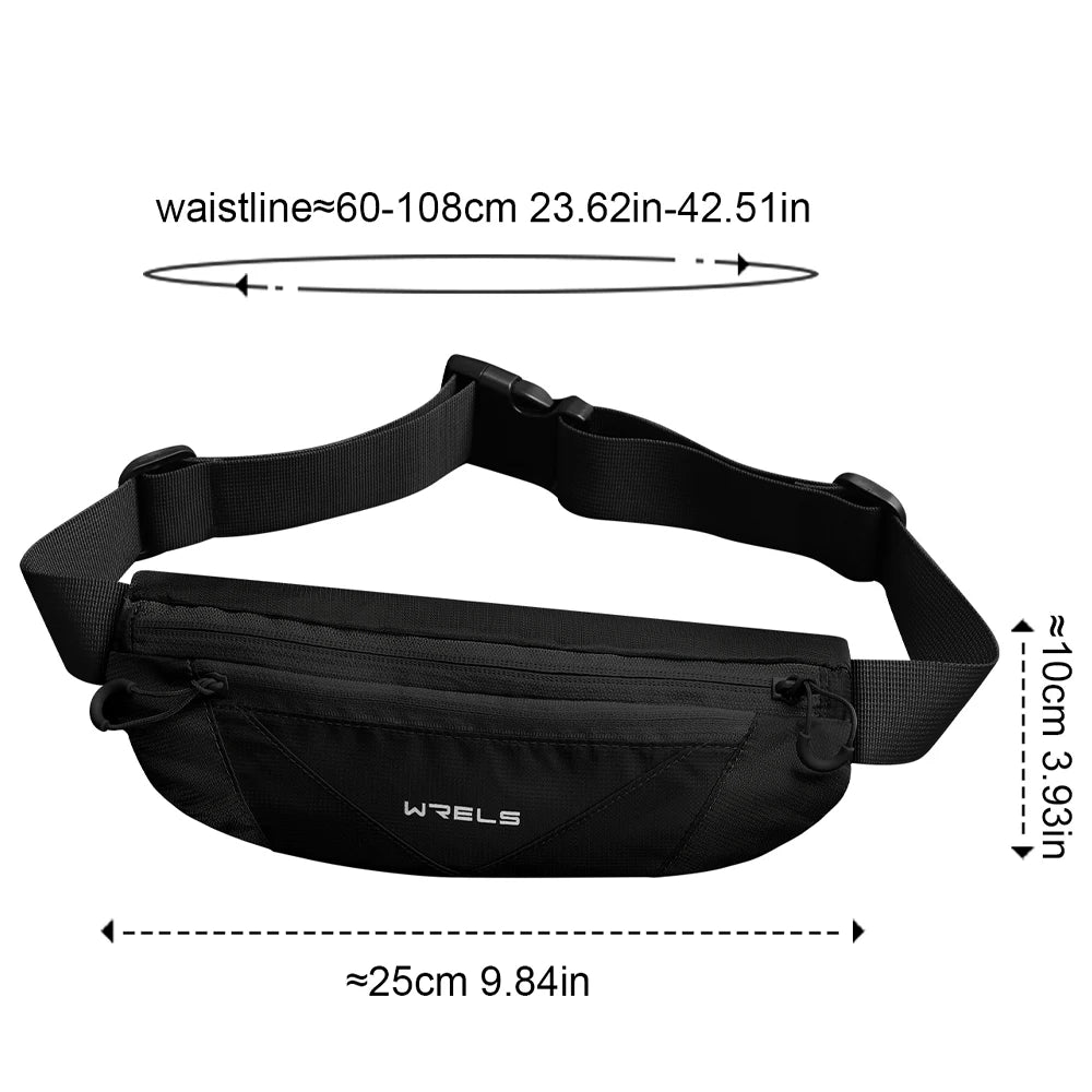 Waterproof Running Waist Bag for Men Women Marathon Sport Belt Pack