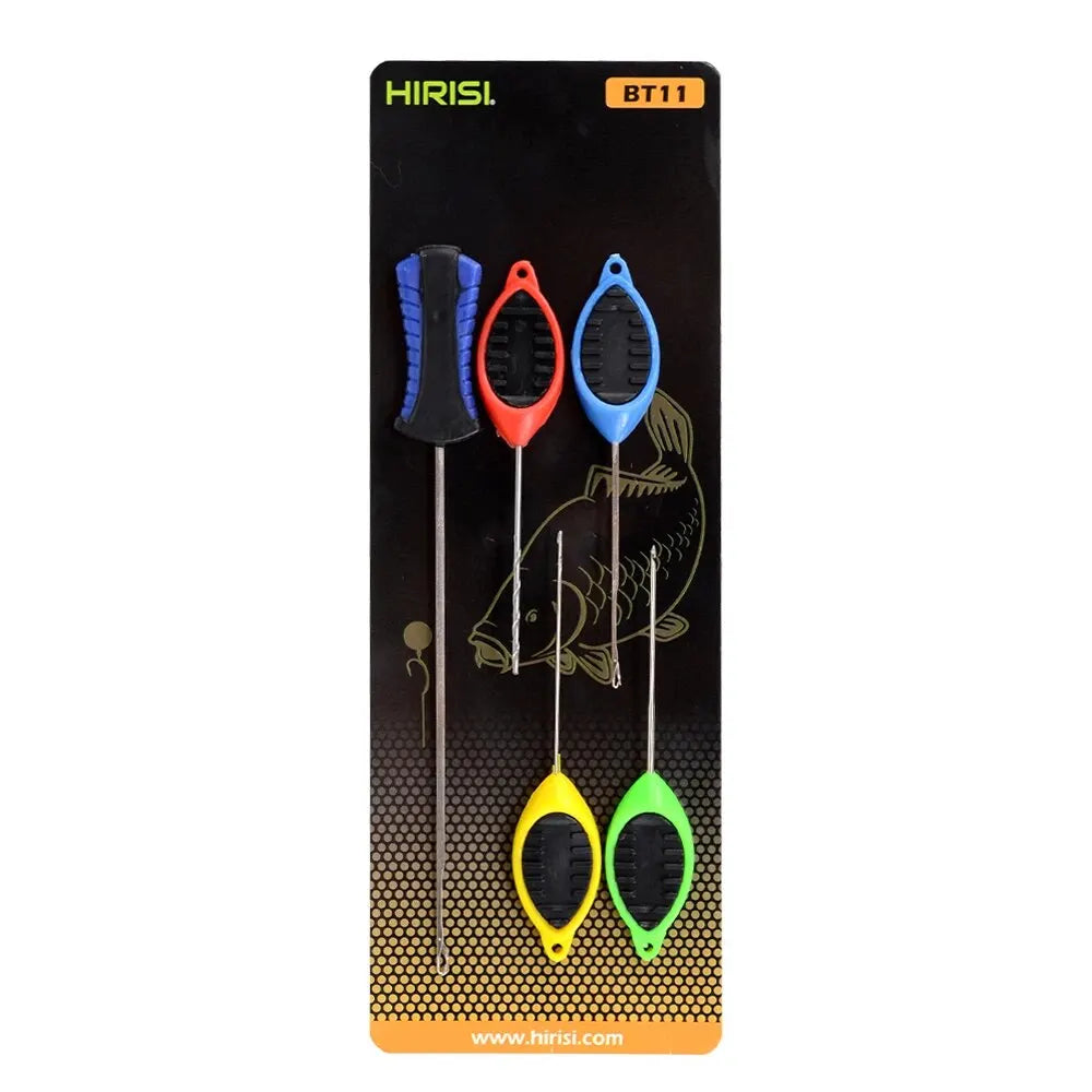 Hirisi BT11 Carp Bait Needle Set Gated Pop-Up Boilie Splicing Pins Tool