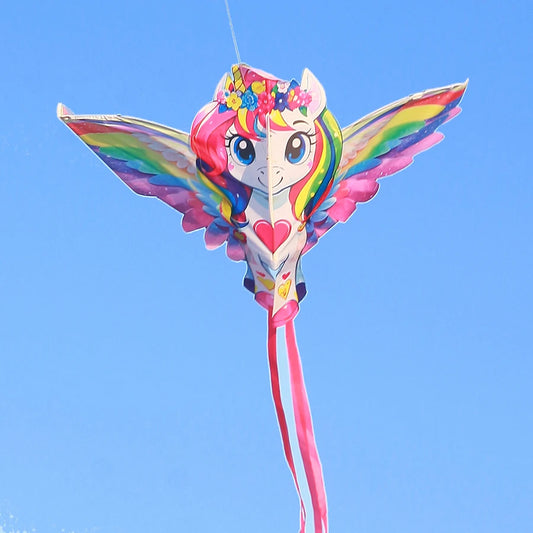1.4-Meter Foal Kite Easy to Fly for Beginners Colorful Wings Irregular Shape