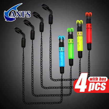 4pcs Fishing Swingers Box Carp Bobbins for Alarm Indicator Equipment