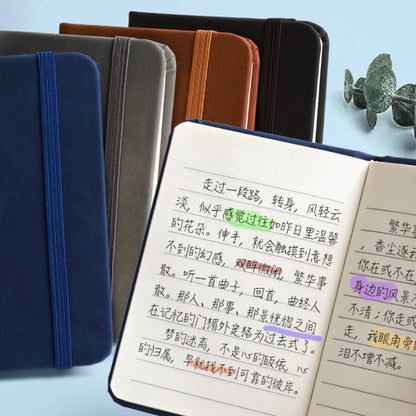 Mini A7 Small Notebook Portable Pocket Diary Leather Notepad Journal