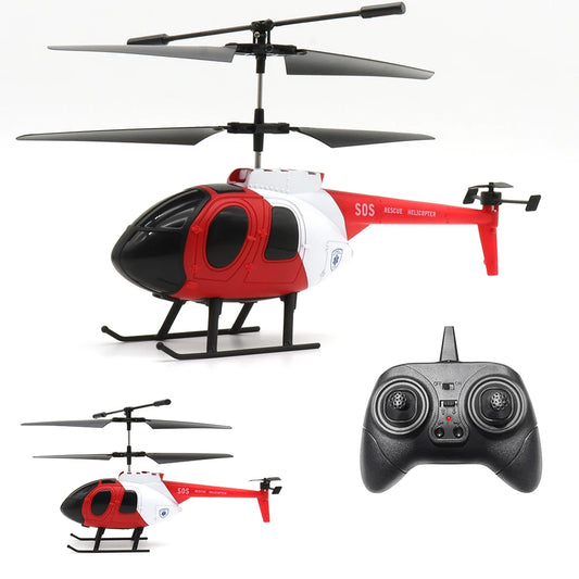 2.4GHz MD500 RC Helicopter 6-Axis Gyro Altitude Hold Remote Control Beginner Toy