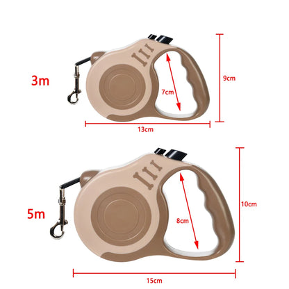 Retractable Dog Leash 3M 5M for Small Big Dogs Walking Traction Rope