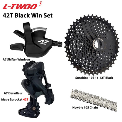 LTWOO A7 1x10 MTB Drivetrain Kit Shifter Rear Derailleur Cassette Chain - EXPROTAS