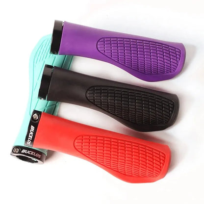 Shock Absorbing Bike Handlebar Grips BUCKLOS Lock-On MTB