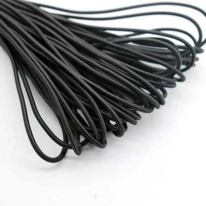 1–5MM Strong Elastic Rope White/Black Rubber Band for DIY Sewing Craft