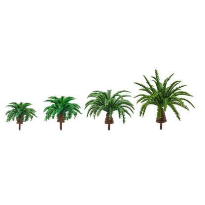 5Pcs Coconut Palm Tree Mini Garden Decor 2-5CM Fairy Layout