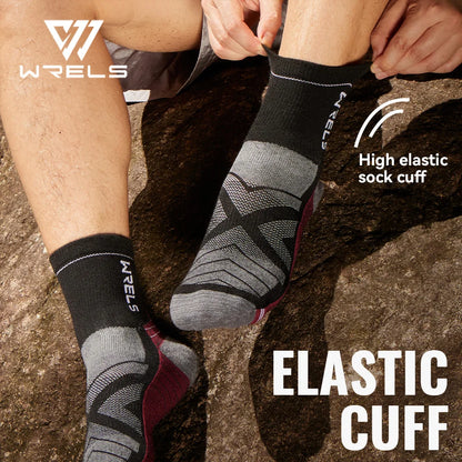 3 Pairs Merino Wool Socks Thermal Thick Hiking Socks for Men & Women
