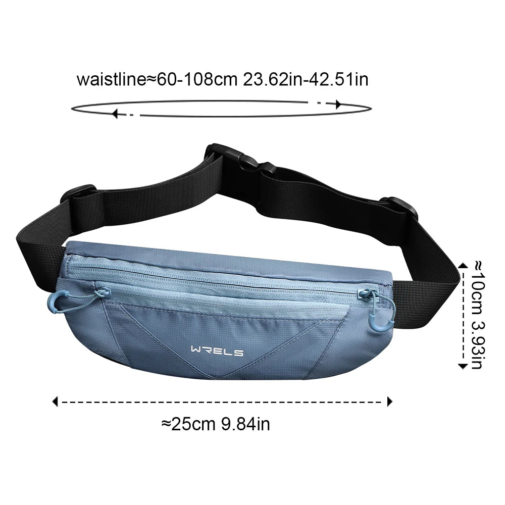 Waterproof Running Waist Bag for Men Women Marathon Sport Belt Pack
