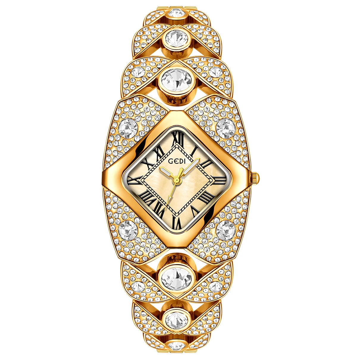 Women’s Luxury Diamond Bracelet Watch 2025 Fashion Waterproof Quartz Wristwatch Gift
