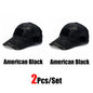 2Pcs Camouflage Baseball Cap Breathable Sun Hat Outdoor Hunting Fishing
