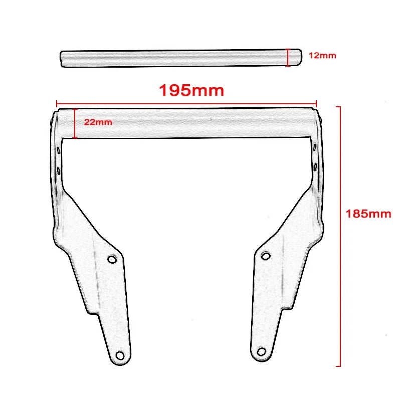 For BMW G310GS G310R 2017-2024 GPS Navigation Mount Bracket Handlebar Holder