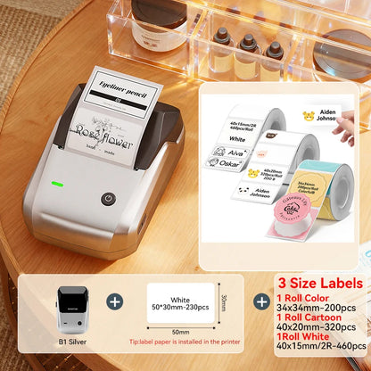 Niimbot B1 Portable Thermal Label Printer Mini Bluetooth Sticker Maker