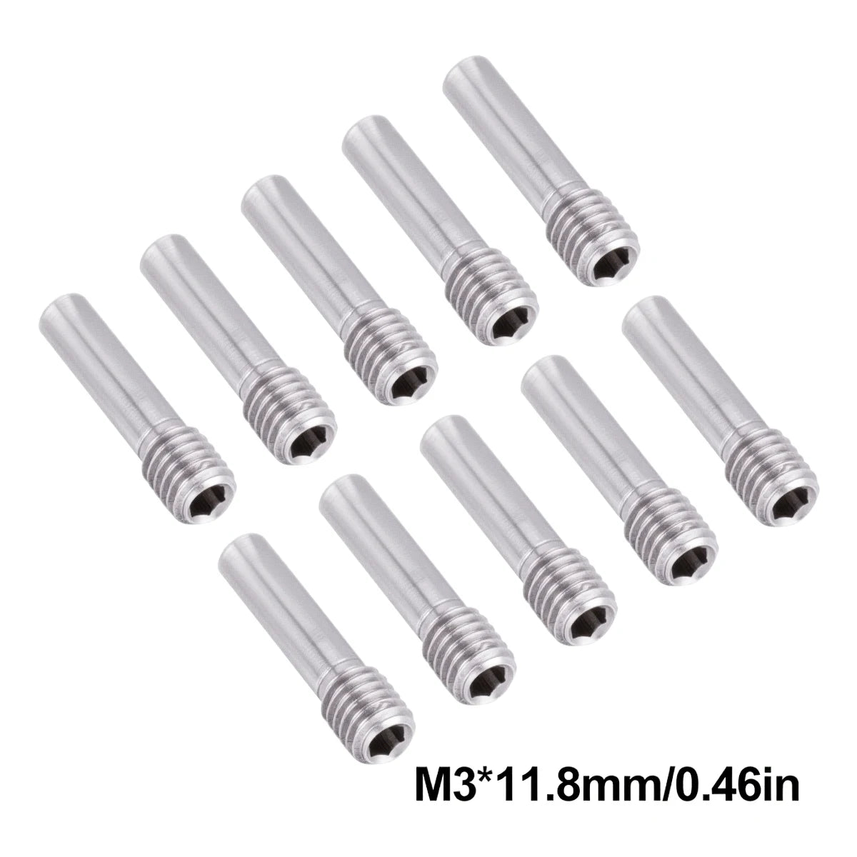 For 1/10 RC Crawler Car 10Pcs Axle Pin Bumper Screw Set SCX10