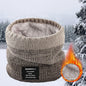 Winter Knitted Scarf Women Neck Warm Cashmere Snood Soft Wool Wrap