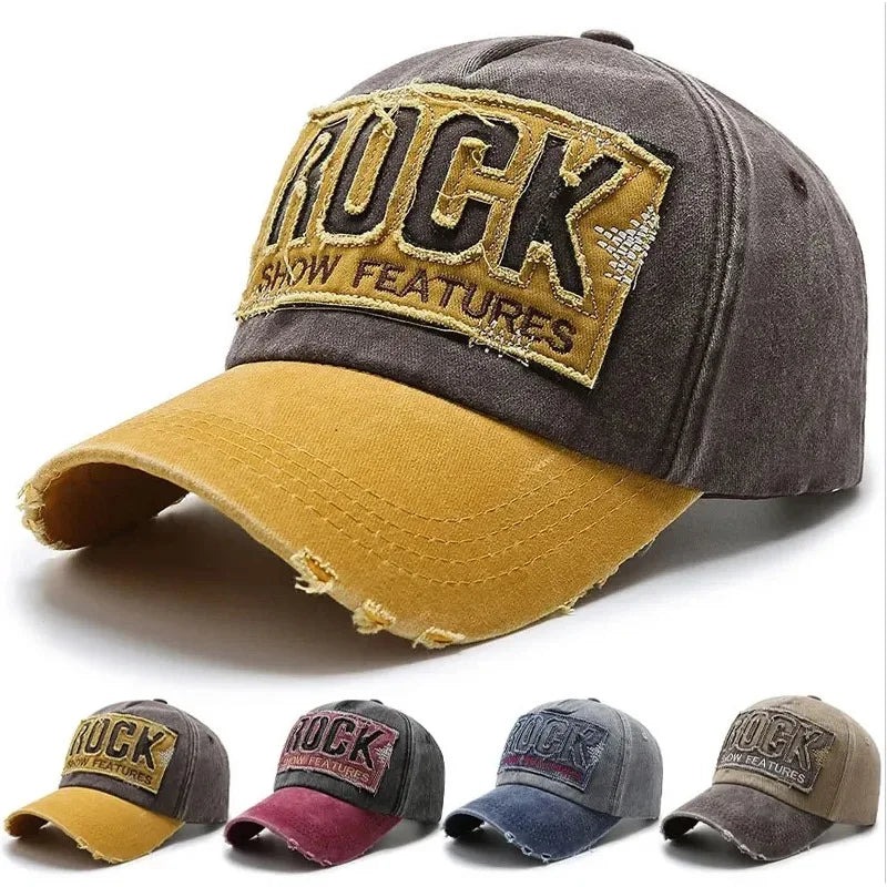 Korean Baseball Cap Unisex Letter Embroidery Adjustable Sun Hat Style