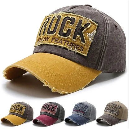 Korean Baseball Cap Unisex Letter Embroidery Adjustable Sun Hat Style