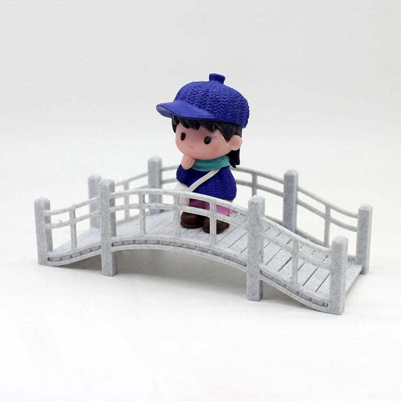 1PC Figurine Fairy Garden Miniature Bridge Ornament for Room Decoration